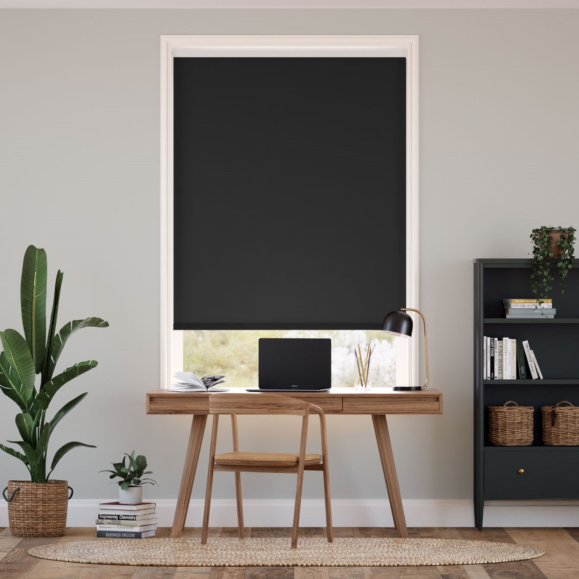 Capital Blackout Ebony Roller Blind