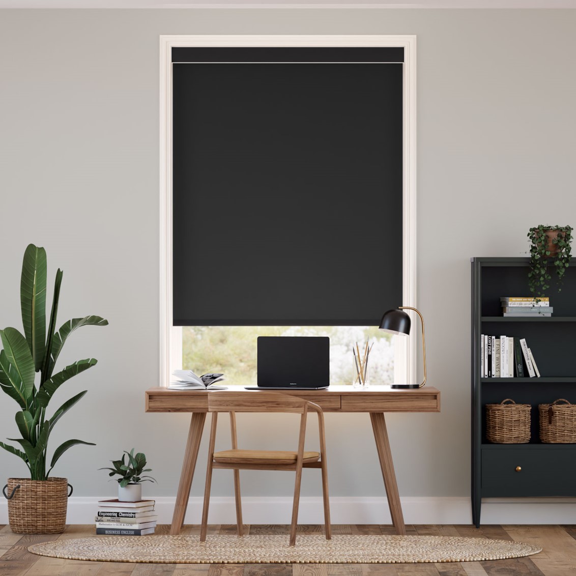 Capital Blackout Ebony Roller Blind