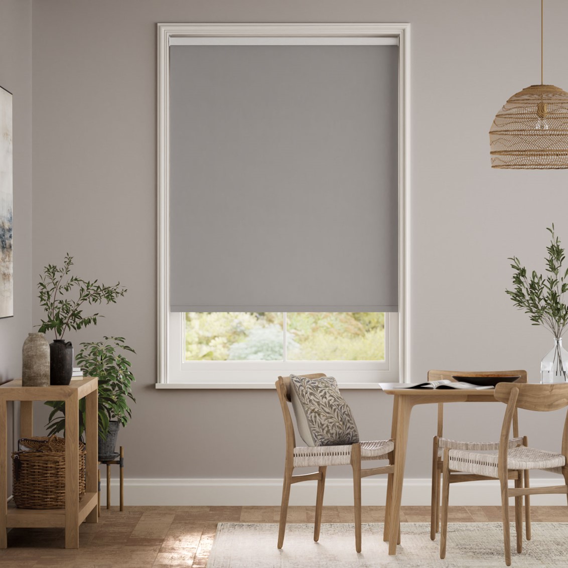 Capital Blackout Warm Grey Roller Blind