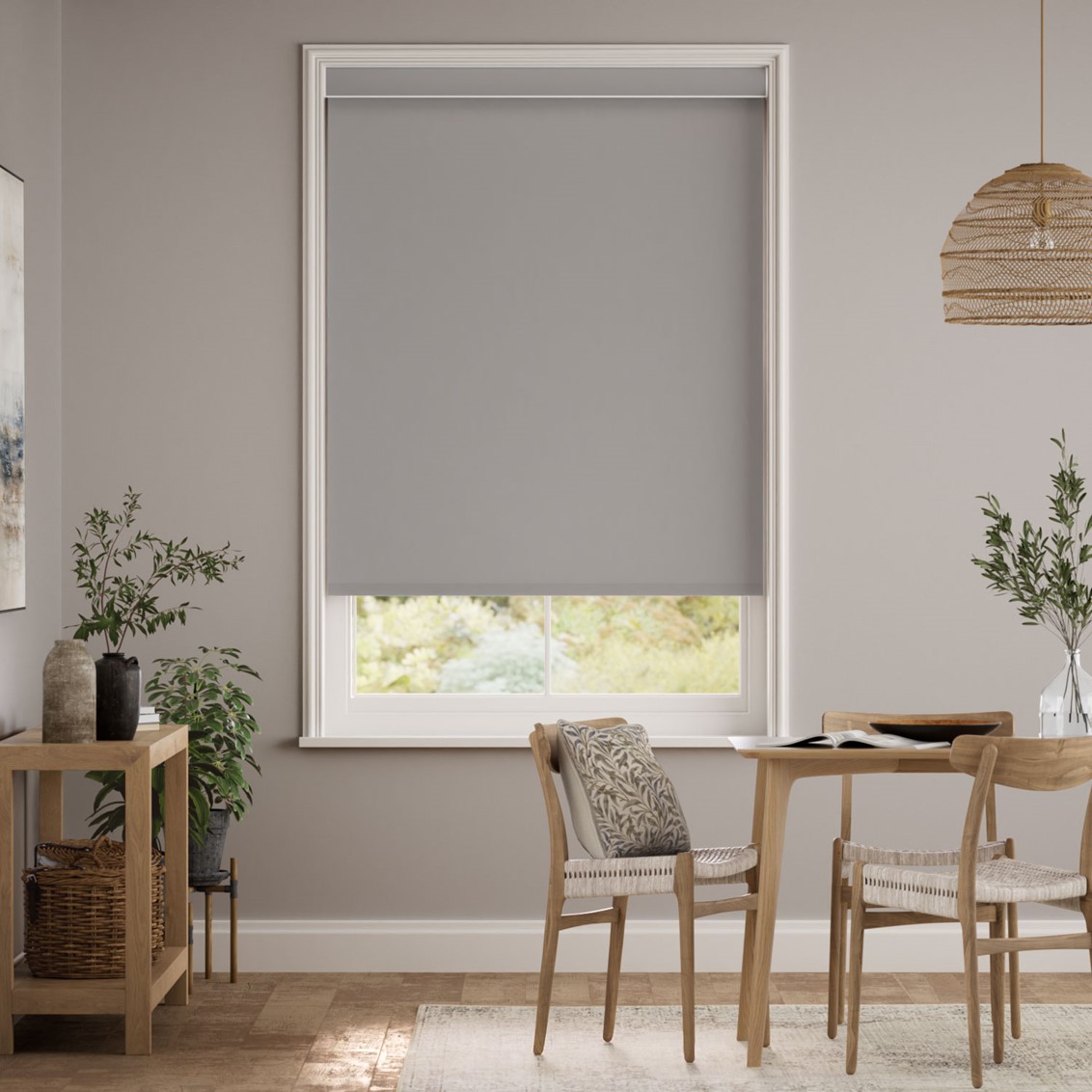 Capital Blackout Warm Grey Roller Blind