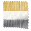 Cardigan Stripe Flax Grey Curtains swatch image