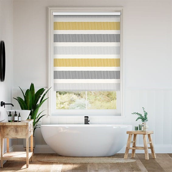 Choices Cardigan Stripe Flax Grey Roller Blind