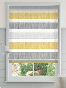 Cardigan Stripe Flax Grey Roman Blind thumbnail image