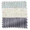 Cardigan Stripe Linen Blue Horizon Roman Blind swatch image