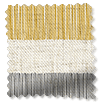 Cardigan Stripe Linen Flax Grey Roman Blind swatch image