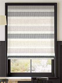 Cardigan Stripe Stone Roman Blind thumbnail image