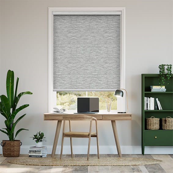 Caress Blackout Silver Roller Blind