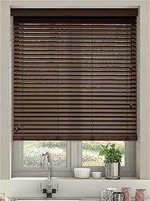 Caribbean Walnut Wooden Blind thumbnail image