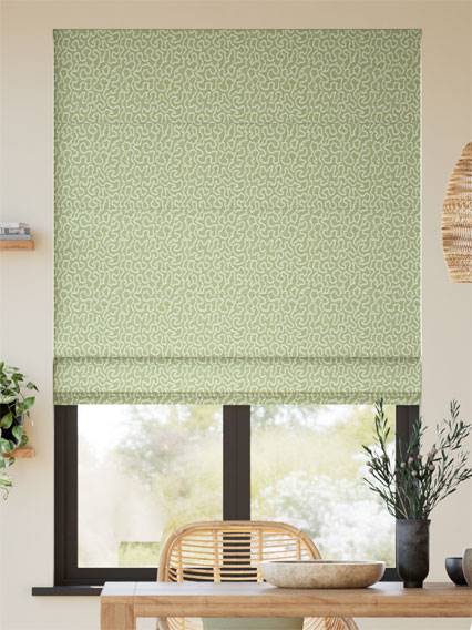 Carina Jacquard Apple Roman Blind thumbnail image