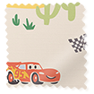 Cars Desert Dash Blackout Ivory Roller Blind sample image