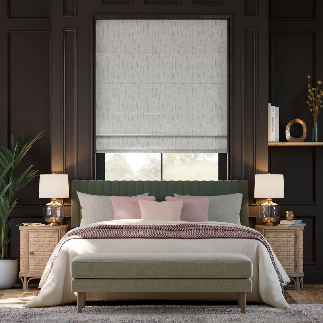Ashby Silver Roman Blind