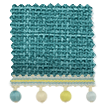 Cavendish Caribbean Blue & Spring Roman Blind swatch image