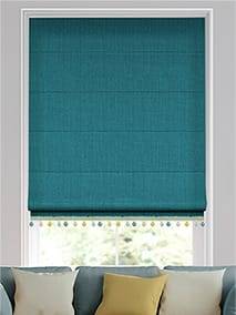 Cavendish Caribbean Blue & Spring Roman Blind thumbnail image