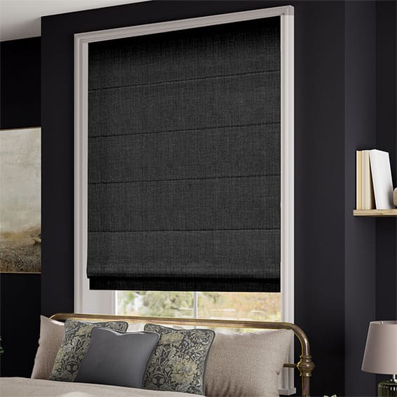 Cavendish Charcoal Roman Blind | Blinds 2go™