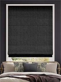 Electric Cavendish Charcoal Roman Blind thumbnail image