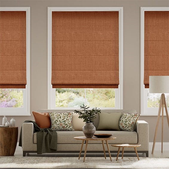 Cavendish Cinnamon  Roman Blind