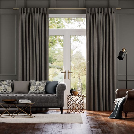 Cavendish Grey Taupe Curtains
