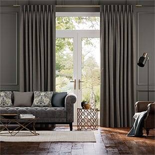 Cavendish Grey Taupe Curtains thumbnail image