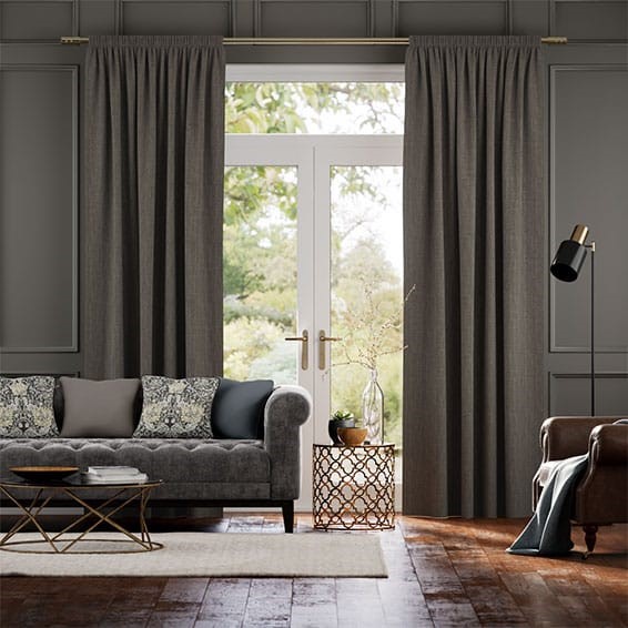 Cavendish Grey Taupe Curtains