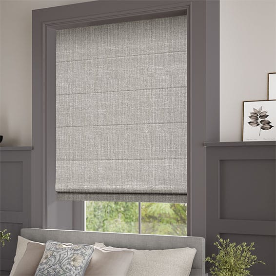 Cavendish Grey Wash Roman Blind | Blinds 2go