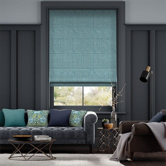 Cavendish Lagoon Blue Roman Blind