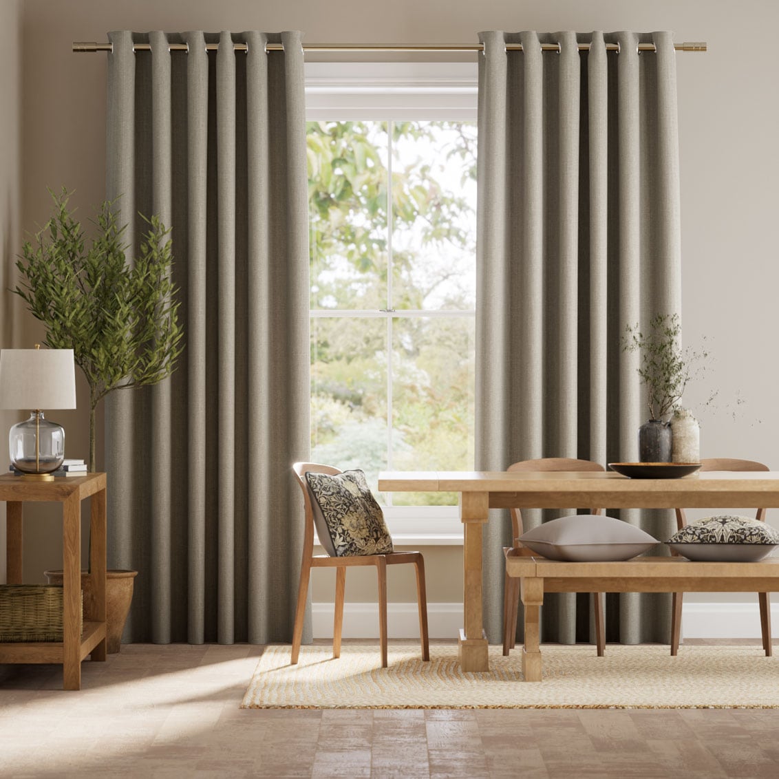 Cavendish Mid Grey Curtains