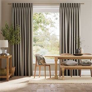 Cavendish Mid Grey Curtains thumbnail image