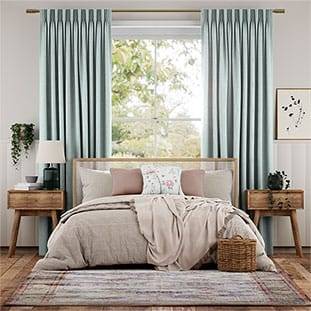 Cavendish Powder Blue Curtains thumbnail image