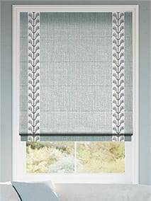 Cavendish Powder Blue & Chatsworth Mineral Roman Blind thumbnail image