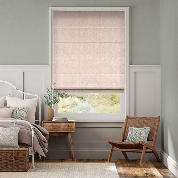 Electric Cavendish Warm Blush Roman Blind