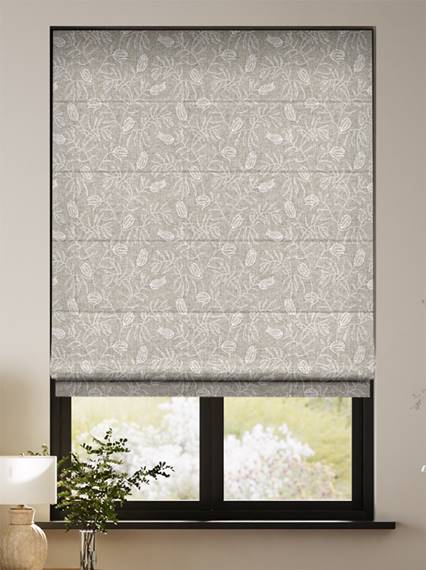 Cecilia Embroidered Taupe Roman Blind thumbnail image