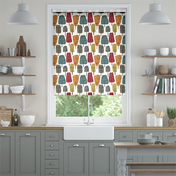 Cedar Tree Chilli Roller Blind