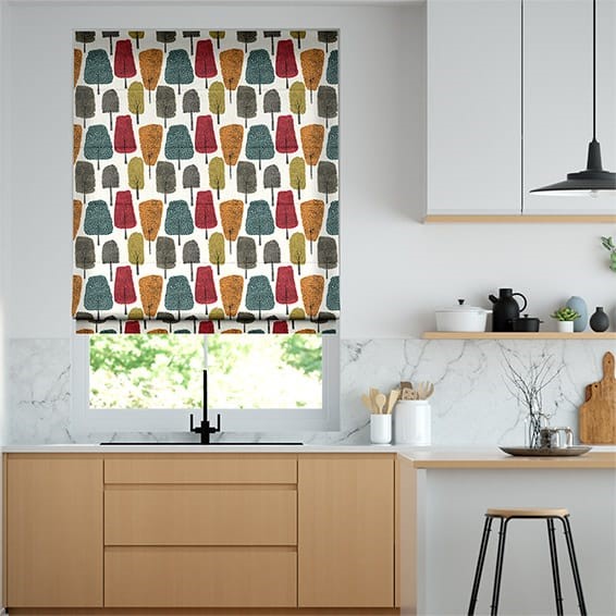 Cedar Tree Chilli Roman Blind