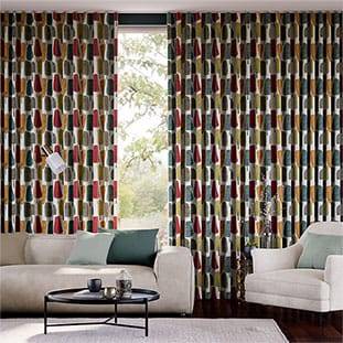 Cedar Tree Chilli Curtains thumbnail image