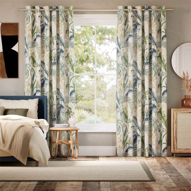 Cedella Azure Curtains thumbnail image