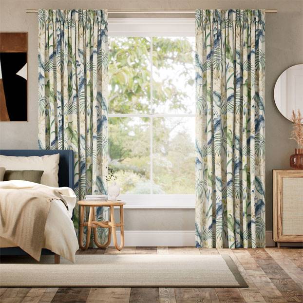 Cedella Azure Curtains thumbnail image