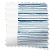 Splash Blackout Ceramic Stripe Med Blue Roller Blind swatch image