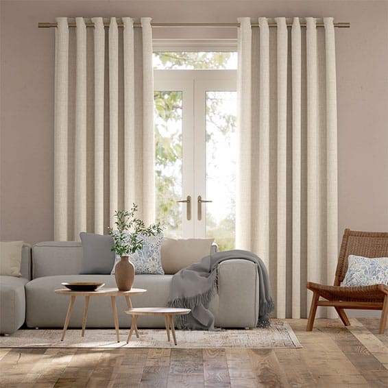 Chalfont Natural Grey Curtains