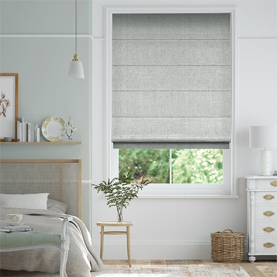 Chalfont Silver Grey  Roman Blind