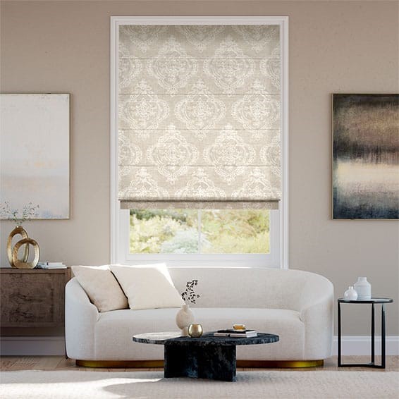 Chantilly Natural Roman Blind