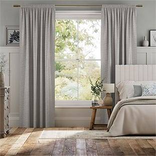 Chenille Chic Zinc Curtains thumbnail image