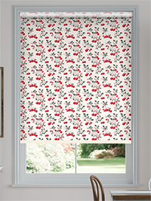 Cherry Sprig Red Roller Blind thumbnail image