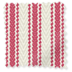 Chester Stripe Berry Roman Blind swatch image