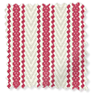 Chester Stripe Berry Roman Blind swatch image