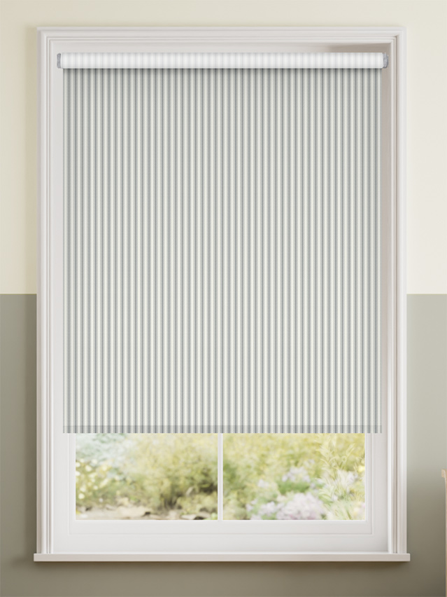 Chester Stripe Light Grey Roller Blind thumbnail image