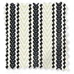 Chester Stripe Slate Roller Blind swatch image