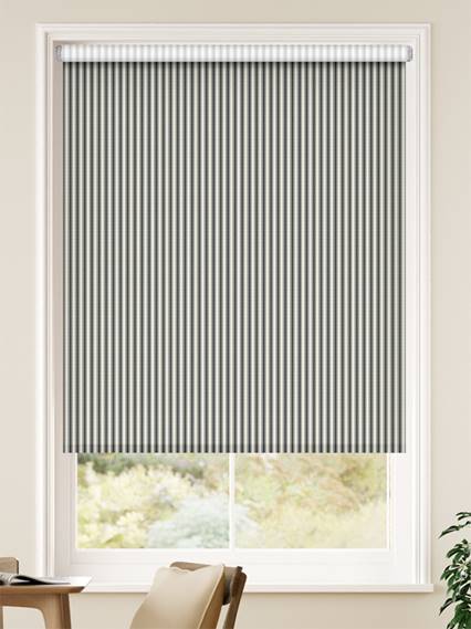 Chester Stripe Slate Roller Blind thumbnail image