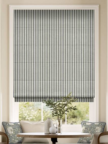 Chester Stripe Slate Roman Blind thumbnail image