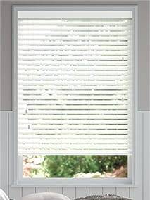 Chiffon White Wooden Blind thumbnail image