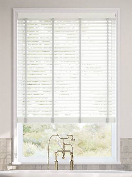 Chiffon White & Chic Grey Wooden Blind thumbnail image